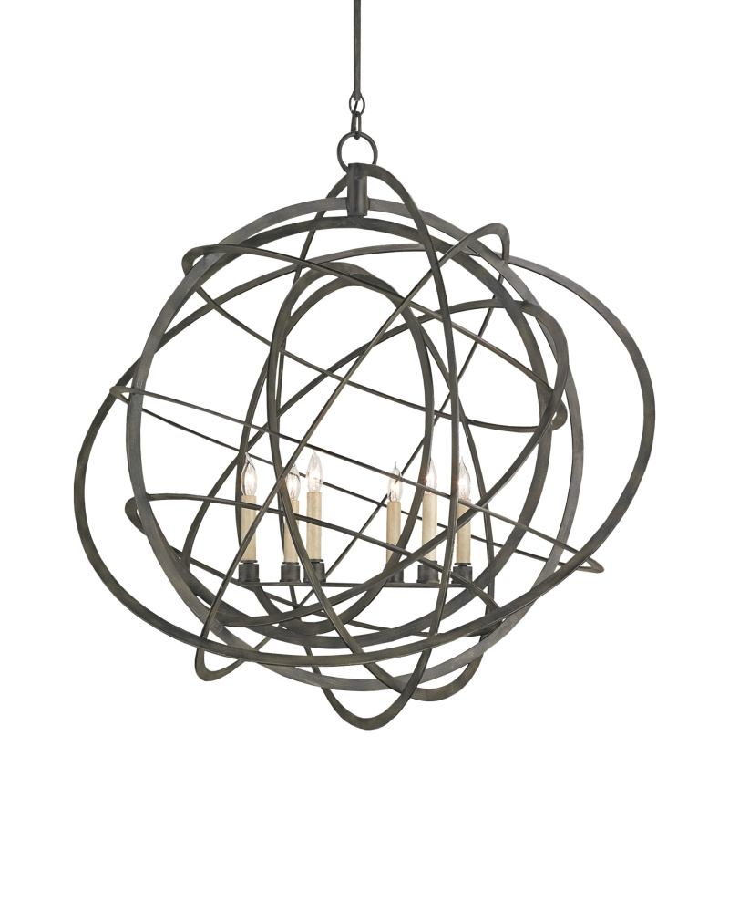 Genesis Black Orb Chandelier
