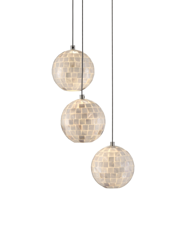Finhorn 3-Light Round Multi-Drop Pendant