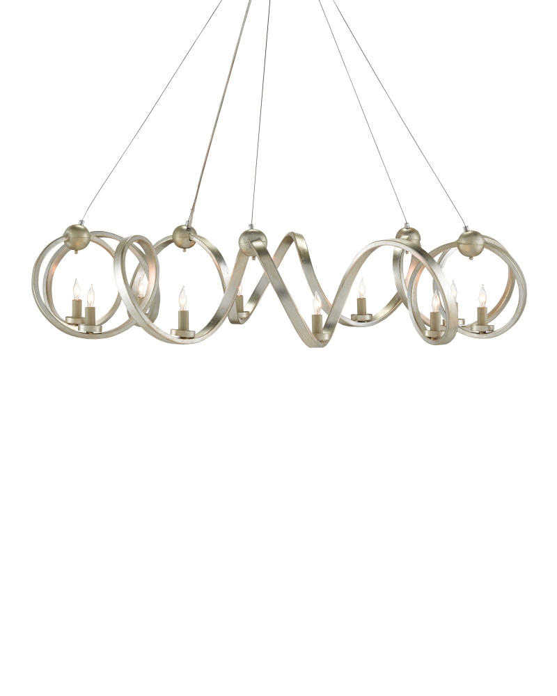 Ringmaster Silver Chandelier
