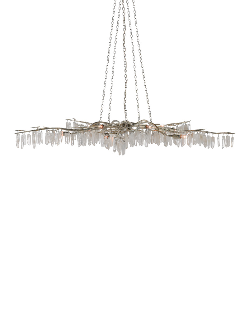 Forest Light Silver Chandelier
