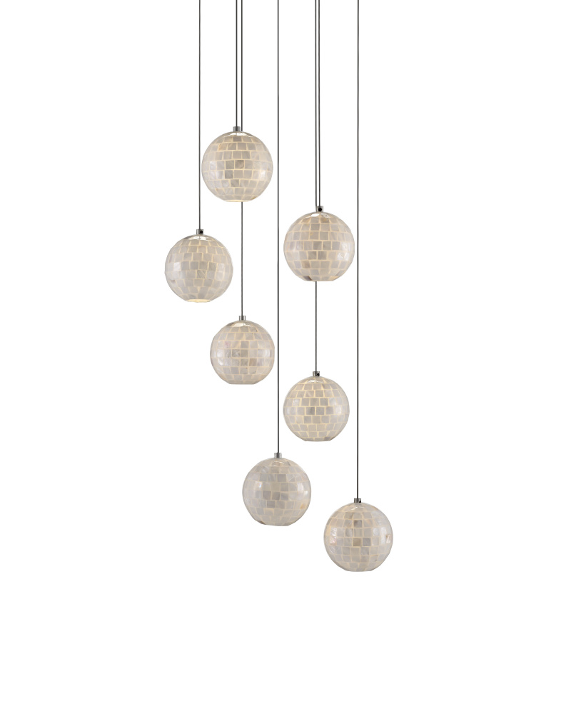 Finhorn 7-Light Round Multi-Drop Pendant