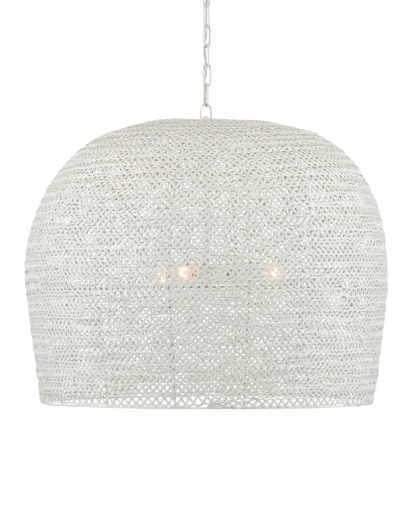 Piero Large White Chandelier