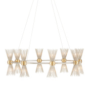 Currey 9000-0842 - Novatude Gold & Silver Chandelier