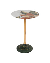 Currey 4000-0222 - Roselle Stone Inlay Accent Table