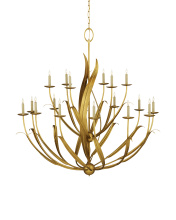 Currey 9000-1107 - Menefee Large Gold Chandelier