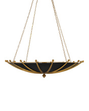 Currey 9000-0319 - Fontaine Black & Gold Chandelier