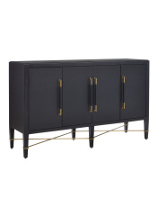 Currey 3000-0037 - Verona Black Sideboard