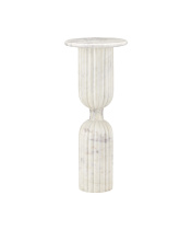 Currey 3000-0323 - Passementerie White Marble Drinks Table