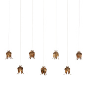 Currey 9000-1070 - Iota 7-Light Linear Multi-Drop Pendant