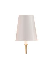 Currey 0246 - White Paper Tapered Chandelier Shade