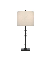 Currey 6000-0344 - Lohn Black Table Lamp